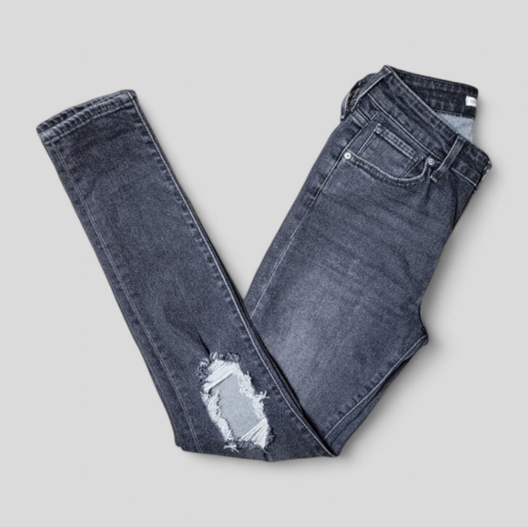 Levi's 721 High Rise Distressed Skinny Jeans - Picture 3 of 8